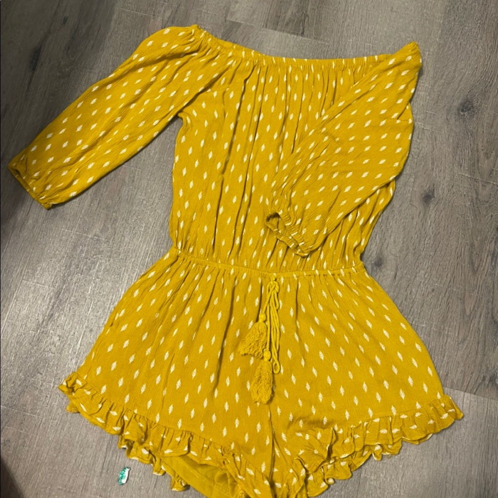 Wishlist apparel Beautiful yellow romper